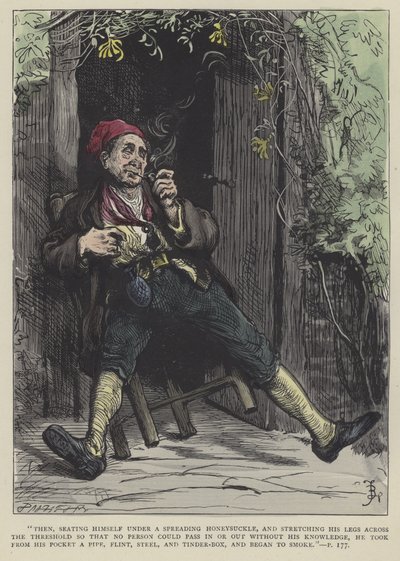 Kuvitus Barnaby Rudgelle tekijältä Frederick L. Bernard