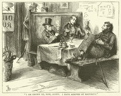 Kuvitus Bleak Housesta tekijältä Frederick L. Bernard