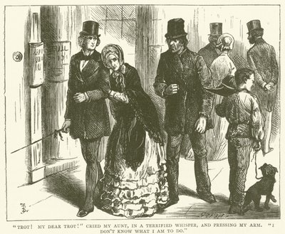 Kuvitus David Copperfieldille tekijältä Frederick L. Bernard