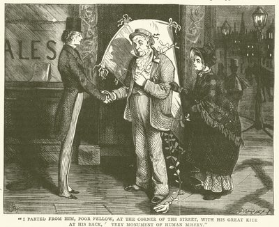 Kuvitus David Copperfieldille tekijältä Frederick L. Bernard