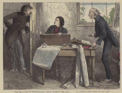 Kuvitus Martin Chuzzlewitille tekijältä Frederick L. Bernard