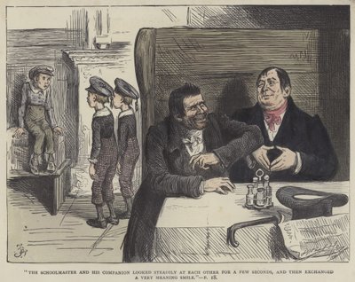 Kuvitus Nicholas Nicklebylle tekijältä Frederick L. Bernard