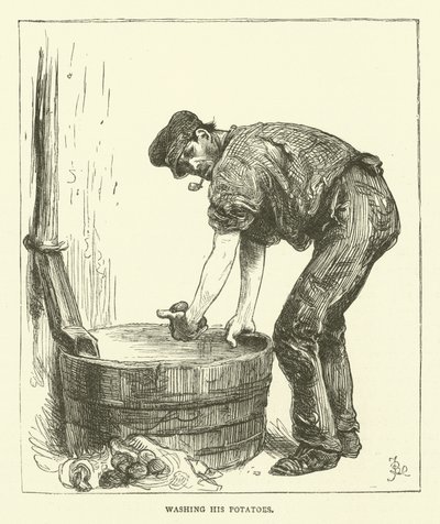 Perunoita pesemässä tekijältä Frederick L. Bernard