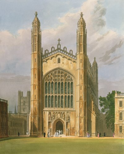 Cambridge: Kings College julkaisusta "History of Cambridge", Vol.1 tekijältä Frederick Mackenzie