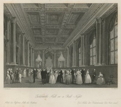 Goldsmiths Hall juhla-iltana tekijältä Frederick Mackenzie