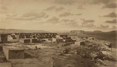 Enchanted Mesa, Acoma, New Mexico,1900 (kuva) tekijältä Frederick Monsen