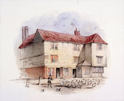 Islington Green, Lontoo, 1840 tekijältä Frederick Napoleon Shepherd