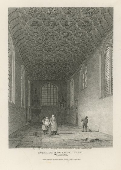 Savoy-kappelin sisustus tekijältä Frederick Nash