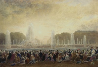 Versaillesin suihkulähteet (wc) tekijältä Frederick Nash