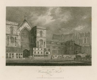 Westminster Hall tekijältä Frederick Nash