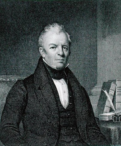 James Kent (1763-1847) kaiverrus Asher Brown Durand (1796-1886) (kaiverrus) tekijältä Frederick R. (after) Spencer