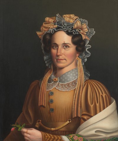 Lady in Brown, c. 1855. tekijältä Frederick R. Spencer
