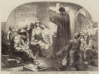 Kristillinen kirkko Rooman pakanallisten keisarien vainon aikana tekijältä Frederick Richard Pickersgill