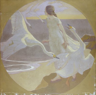 Kuvitus sadusta (öljy kankaalle) tekijältä Frederick Samuel Beaumont