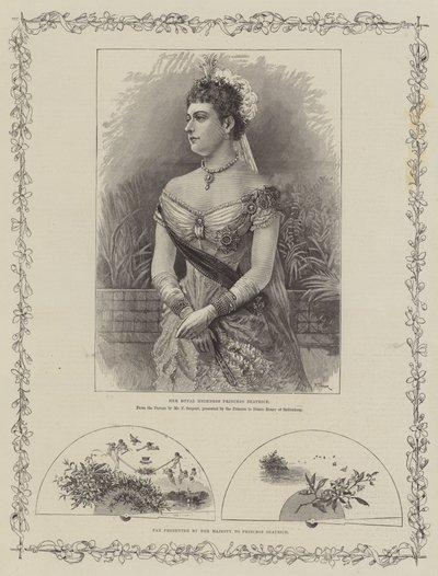 Prinsessa Beatricen ja Battenbergin prinssi Henryn kuninkaalliset häät tekijältä Frederick Sargent
