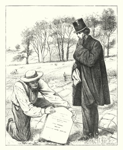 Isän valitus (kaiverrus) tekijältä Frederick Smallfield