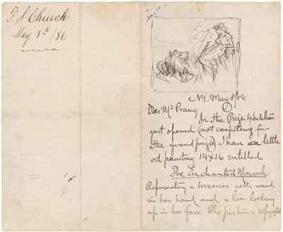 Opiskelu "Lumotun monarkin" jälkeen tekijältä Frederick Stuart Church