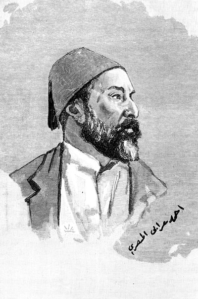 Ahmed Orabi Pasha, egyptiläinen kenraali ja kapinallinen, 1900. tekijältä Frederick Villiers