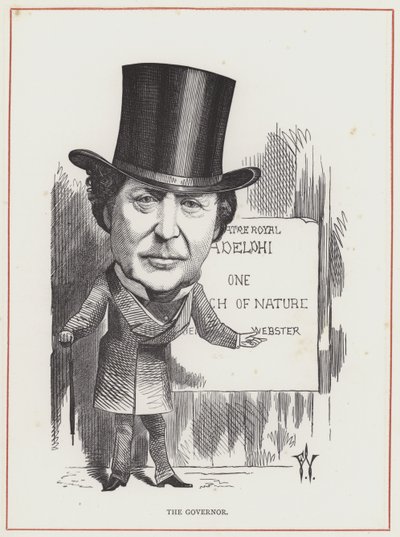 Benjamin Webster, näyttelijä tekijältä Frederick Waddy
