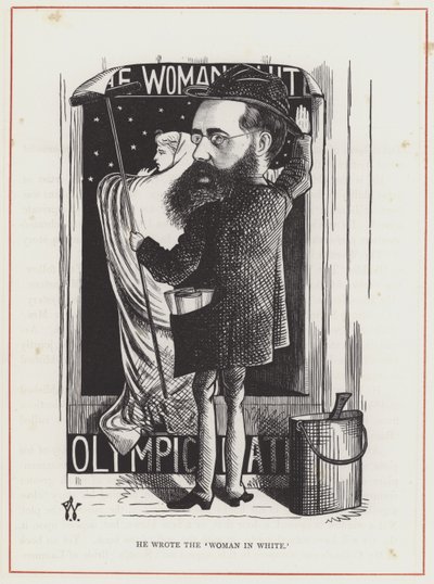Wilkie Collins, Nainen valkoisessa tekijältä Frederick Waddy