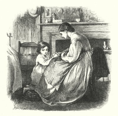 Lapsi rukouksessa tekijältä Frederick Walker