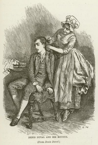 Denis Duval ja hänen äitinsä tekijältä Frederick Walker