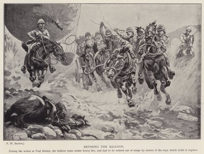 Ilmapallon poistaminen käytöstä (litho) tekijältä Frederick William Burton