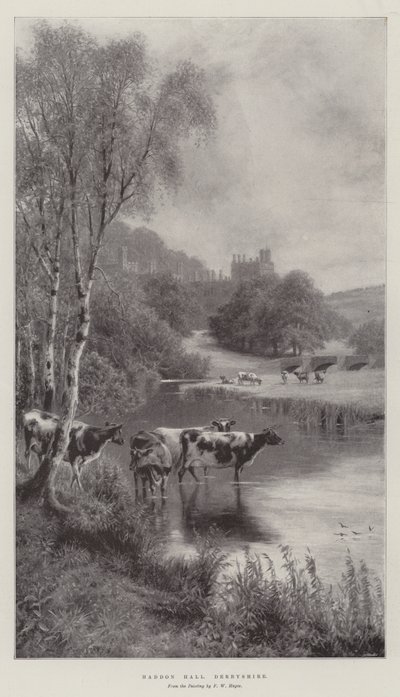 Haddon Hall, Derbyshire tekijältä Frederick William Hayes