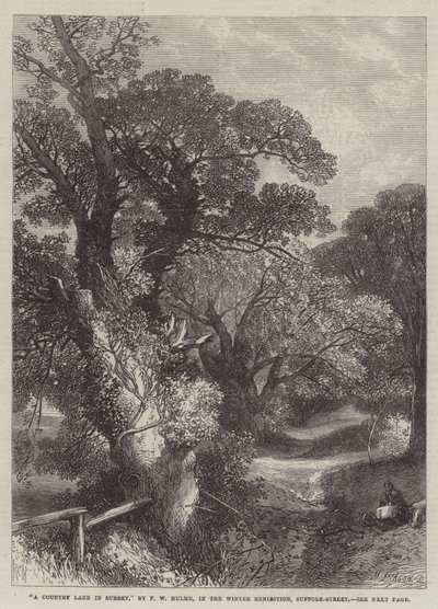 Country Lane Surreyssa tekijältä Frederick William Hulme