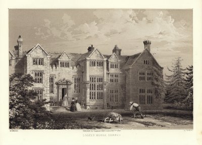 Losely House, Surrey (litotintti) tekijältä Frederick William Hulme
