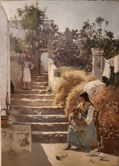 Kohtaus Caprilla tekijältä Frederick William Jackson