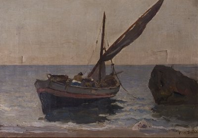 Veneitä rannalla, 1900-luvun alku tekijältä Frederick William Jackson