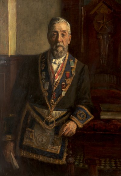 Henry Lees Hollingworthin muotokuva (Öljy kankaalle) tekijältä Frederick William Jackson