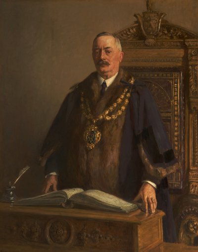 Thomas Boltonin muotokuva, noin 1908-09 (Öljy kankaalle) tekijältä Frederick William Jackson