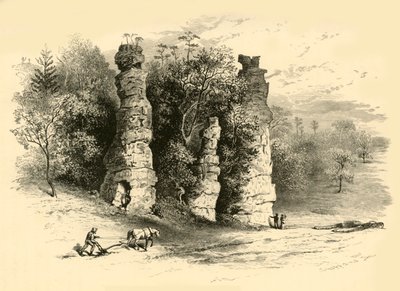"Natural Towers", 1872. tekijältä Frederick William Quartley