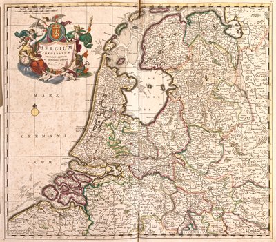 Belgia ja Alankomaat tekijältä Frederick de Wit