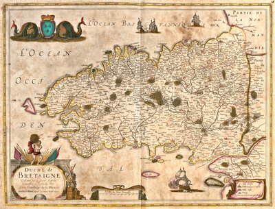 Bretagne, Ranska tekijältä Frederick de Wit