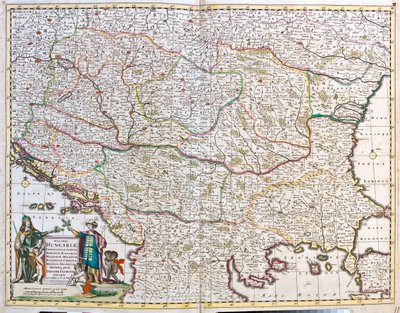 Unkari, Bosnia ja Hertsegovina, Kroatia, Serbia, Bulgaria, Romania, Montenegro, Albania, Makedonian tasavalta, Pohjois-Kreikka, Serbia, Bulgaria, Romania, Montenegro tekijältä Frederick de Wit