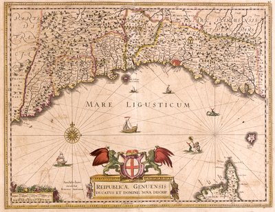 Liguria, Italia tekijältä Frederick de Wit