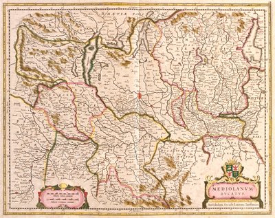 Lombardia, Italia tekijältä Frederick de Wit