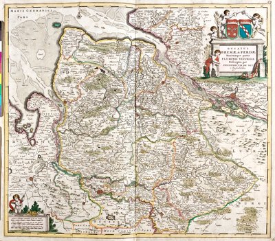 Niedersachsen, Bremen, Hampuri, Saksa tekijältä Frederick de Wit