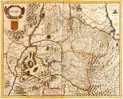 Navarra, Espanja tekijältä Frederick de Wit