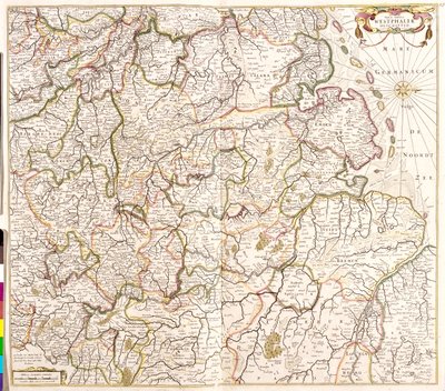 Schleswig-Holstein, Niedersachsen, Nordrhein-Westfalen, Saksa. tekijältä Frederick de Wit