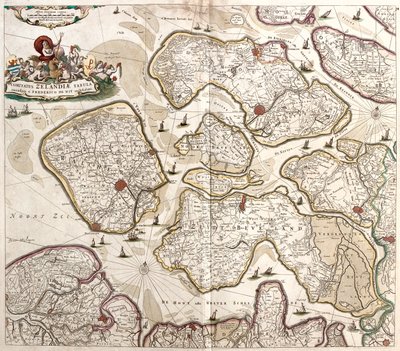 Zeeland, Alankomaat tekijältä Frederick de Wit