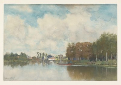 Hollannin kanava tekijältä Fredericus Jacobus van Rossum du Chattel (signed by artist)