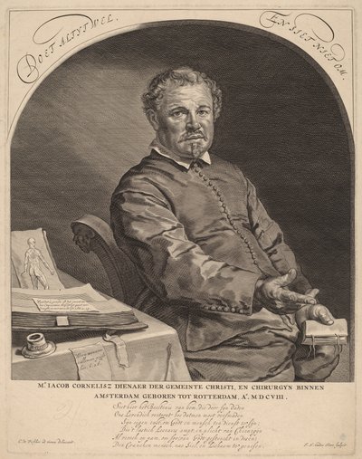 Jacob Cornelius tekijältä Frederik Hendrik van den Hove after Cornelis Visscher