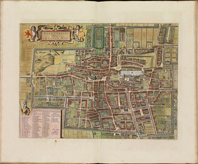 Theatrum ichnographicum omnium urbium et præcipuorum oppidorum Belgicarum XVII Provinciarum peraccurate delineatarum. tekijältä Frederik de Wit