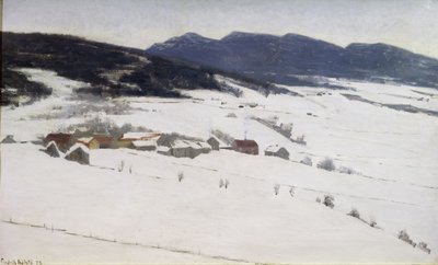 Talvimaisema tekijältä Fredrik Kolstoe