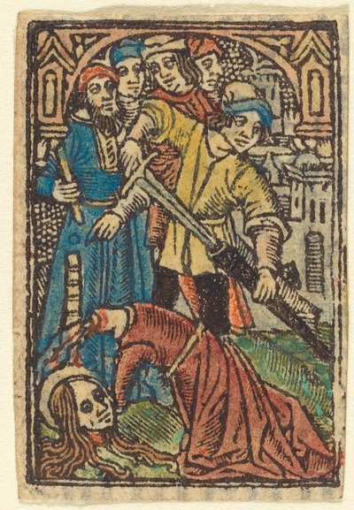 Pyhän Katariinan (?) mestaus tekijältä French 15th Century