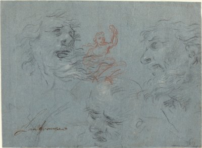 Päätutkimus [recto] tekijältä French 17th Century